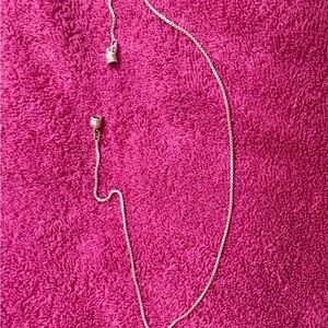 Elegant sterling Silver Necklace magnetic clasp